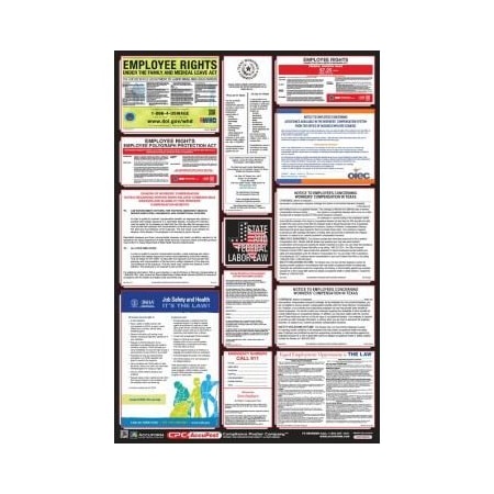 Accuform OSHA SAFETY POSTER COMBO STATE, PPG300TX PPG300TX